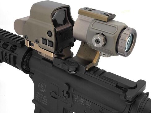 G43 3x Magnifier & Gen2 558 Combo مع FTC Mount & Red Dot Riser-2.26 "ارتفاع خط الوسط ، تمت ترقيته 558: الزجاج عالي الترانز ، وظيفة NV ، واضحة في الضوء القوي ، و detach Quick. in Kuwait