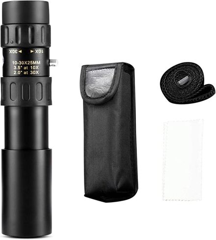 10x-30x تلسكوب أحادي التلسكوب المدمج المحمولة مع BAK4 PRISM FMC Lens Carning Bag for Actuals Sports Sport in Saudi Arabia