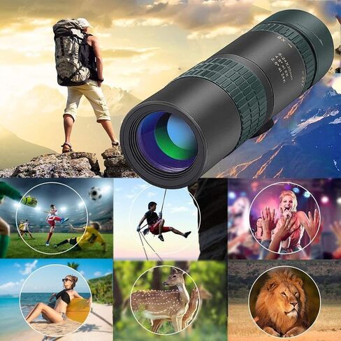 Monocular Telescope with Phone Holder Tripod for Adults, 8-24x30 HD High Power Waterproof Lightweight Monocular Scope with Clear for Bird Watching Hiking Travel Camping in Saudi Arabia