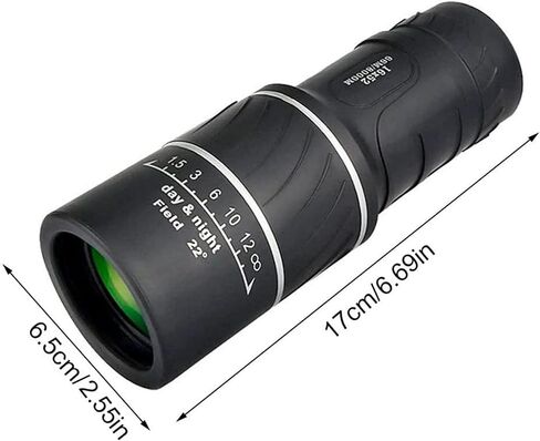 تلسكوب أحادي ، 16 × 52 FMC عالي الوضوح أحادي مع BAK4 PRISM 66M / 8000M للمشي لمسافات طويلة ، ومشاهدة المعالم السياحية ، والكرة الحفلات الموسيقية ، والتخييم ، in Saudi Arabia