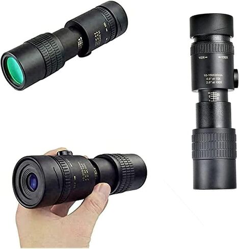 التلسكوب - 4K 10-300x40mm - Telephoto Super Zoom Monocular Telescope ، Portable Pocket HD BAK4 PRISM TRUPOD TRIPOD TELESCOPE TELESCOP in Saudi Arabia