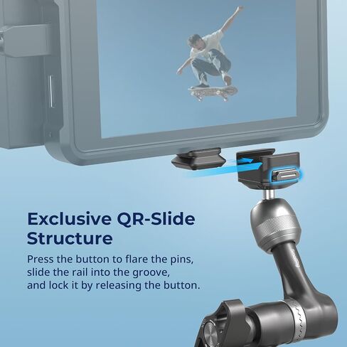 SMALLRIG 7" Rosette Magic Arm and HawkLock H21 Universal Quick Release Mount Plate Kit in Saudi Arabia