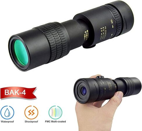 4K 10-300X40mm Monoculars Telescope, BAK4 Prism,FMC Lens, HD Waterproof Super Telephoto Zoom Monocular Telescope with Tripod for Bird Watching/Camping/Travelling/Hiking in Saudi Arabia