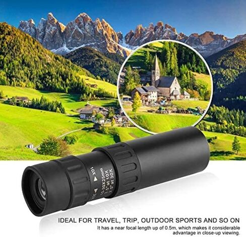 10-30x25 Zoom Pocket Telescope Monocular High Definition Portable Pocket Telescope in Saudi Arabia
