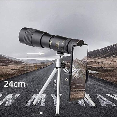 تلسكوب أحادي ، نطاق كبير ، تلسكوب محترف 10-300x HD 10000 متر مع الإنسان الحادي الطابع للهاتف الذكي ، in Kuwait