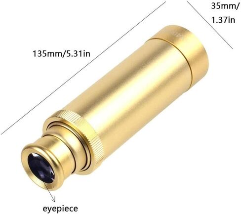 Retro Telescope Zoom Pocket Monocular Portable Foldable Waterproof Telescope Handheld Telescope Children's Vintage Monocular Telescope in Saudi Arabia
