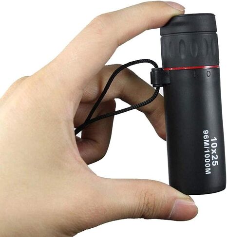 10x25 Portable Monocular Compact Mini BAK4 Prism FMC Lens Monocular with Smartphone Adapter for Adult Bird Watching, Outdoor, Travel, Sightseeing ADU Monocular Telescope in Saudi Arabia