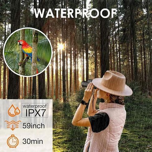 12x50 تلسكوب أحادي ، BAK4 PRISM & FMC HD النطاق الأحادي مع حامل الهواتف الذكية وترايبود ، IPX7 مقاوم للماء لمشاهدة الطيور ، التخييم ، الحفل الموسيقي in Saudi Arabia