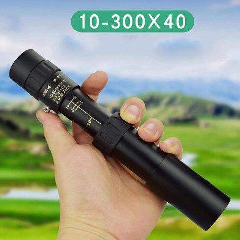 Monocular Telescope Telescope 4K 10-300X 40mm Zoom Portable Zoom Monocular Binoculars Light for Camping Single in Saudi Arabia