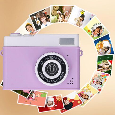 الكاميرا الرقمية ZOPSC ، 1080p 48mp 2.0 بوصة TFT HD كاميرا بطاقة CCD مزدوجة مع لعبة مرشح تشغيل MP3 ، مكافحة anti 8x Zoom Zoom للسفر ، 800 مللي أمبير في الساعة. (لون القرنفل) in Kuwait