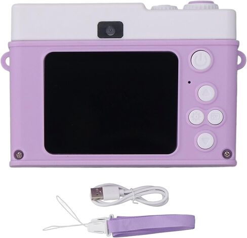 الكاميرا الرقمية ZOPSC ، 1080p 48mp 2.0 بوصة TFT HD كاميرا بطاقة CCD مزدوجة مع لعبة مرشح تشغيل MP3 ، مكافحة anti 8x Zoom Zoom للسفر ، 800 مللي أمبير في الساعة. (لون القرنفل) in Kuwait