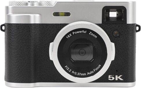 5K Digital Camera,48MP Front Rear Dual Cameras, 16X Zoom Function, 30FPS, Auto Focus Vlogging Camera DSLR Photo Video Camera (fosa5rtghnv1wz-12) in Saudi Arabia