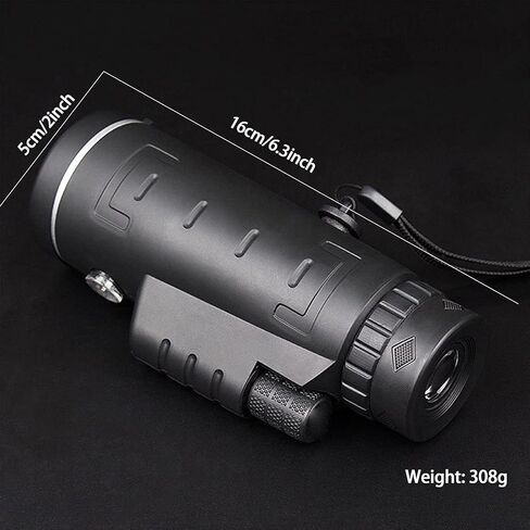 50x60 Monoculars 50 Times Dual Focus Monocular Telescope for Smartphone with Phone Clip Tripod Monocular Telescope Waterproof Camping Phone Telescope in Saudi Arabia