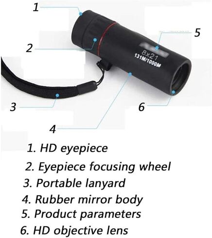 Monocular Telescope Monoculars for Adults HD Objective Lens Compact and Easy to Carry for Kids Adult Beginners in Saudi Arabia