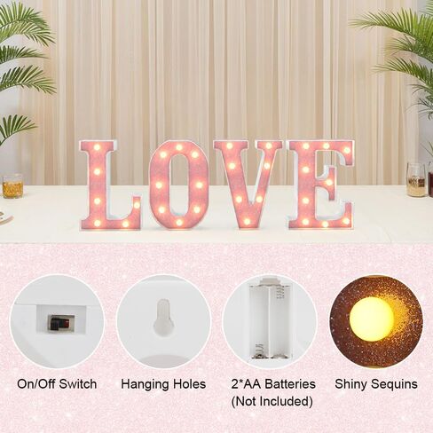 LED Letter Lights,Light up Letters,Pink LED Lights,Letters for Wall Decor,Preppy Room Decor,Pink Lamp for Girls Room,Princess Birthday Party Decorations,Letter R in Saudi Arabia