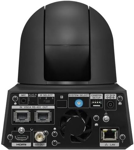 Sony SRG-A40 4K PTZ Camera with Built-in AI and 30x/40x Clear Image Zoom (Black) (SRGA40) Remote-Controlled Pan Tilt Zoom for Live Streaming, Worship + Network Cable + Cleaning Kit + HDMI Cable in Saudi Arabia
