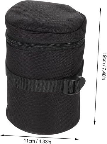 NUOBESTY Professional Camera Lens Bag Thick Padding for DSLR Cameras Anti-Collision Shockproof Lens Pouch for Photographers Versatile Storage Solution in Saudi Arabia
