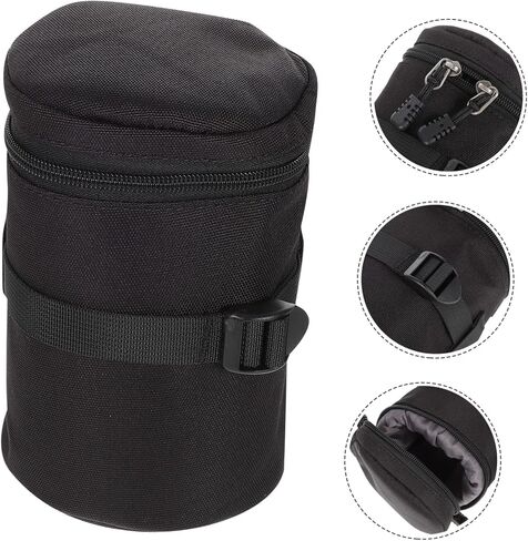 NUOBESTY Professional Camera Lens Bag Thick Padding for DSLR Cameras Anti-Collision Shockproof Lens Pouch for Photographers Versatile Storage Solution in Saudi Arabia