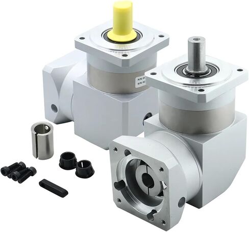 HPZS90 Right Angle 90 Degree Planetary Reducer Gearbox With 14 19mm Input For Engraver Nema34 Stepper Motor 80ST Servo (Color : 19 Input For Servo, Size : 50 to 1) in Saudi Arabia