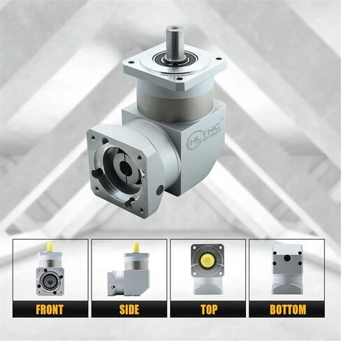 HPZS90 Right Angle 90 Degree Planetary Reducer Gearbox With 14 19mm Input For Engraver Nema34 Stepper Motor 80ST Servo (Color : 19 Input For Servo, Size : 50 to 1) in Saudi Arabia