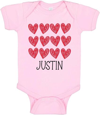 TATY Kids Hearts Justin Baby Infant Bodysuit in Kuwait