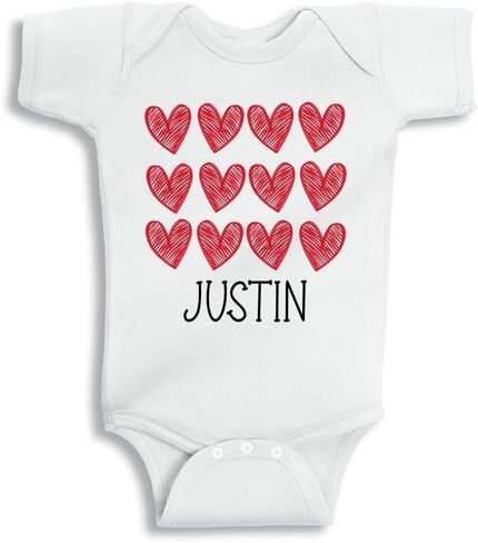 TATY Kids Hearts Justin Baby Infant Bodysuit in Kuwait