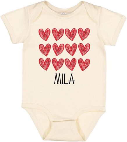 Taty Kids Hearts Mila Baby Infant Bodysuit in Kuwait