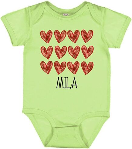 Taty Kids Hearts Mila Baby Infant Bodysuit in Kuwait