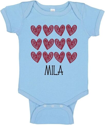 Taty Kids Hearts Mila Baby Infant Bodysuit in Kuwait