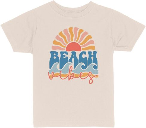 Retro Beach Vibes Toddler Kids T-Shirt in Kuwait