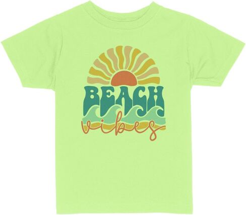 Retro Beach Vibes Toddler Kids T-Shirt in Kuwait
