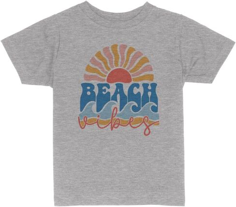 Retro Beach Vibes Toddler Kids T-Shirt in Kuwait