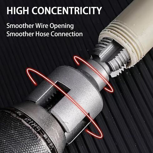 أداة خيط الأنابيب الخارجية الداخلية Yahesicm ، 1/2 '' 3/4 '' يموت PVC الأنبوب البلاستيكي مجموعة الأنبوب مزدوج الوظيفة لخيط القطع الحفر in Kuwait