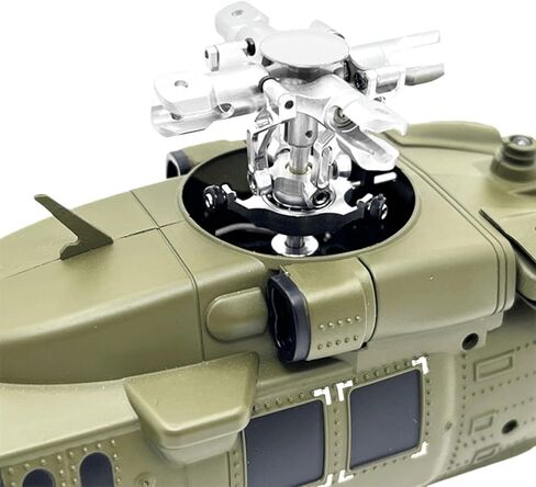 RC Rotor Head for K124 K170 Lightweight Spare Parts Tear Resistant Practical Aluminum Functional Premium with Screws Replace, Silver in Kuwait