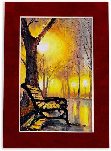 8x12 MAT Bevel Cut for 5.5x8.5 Photos - حمض خالٍ من المطبوخ الأحمر الساطع المسبق - للصور ، الصور ، تأطير - سماكة 4 فترات in Kuwait