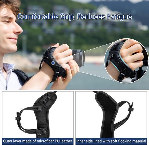 JJC Mirrorless Camera Hand Strap Grip in Saudi Arabia