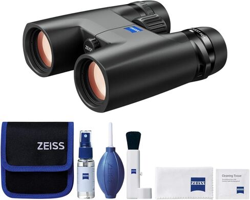Zeiss Conquest HDX 8x32 90 في المائة من الإرسال الخفيف ومنهج التصميم الوعرة (أسود) مع حزمة مجموعة تنظيف العدسات (6 عناصر) in Saudi Arabia