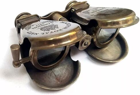 Golbet Inc Royal Navy London 1917 Vintage Brass مناظير عتيقة Maritime التصميم البحري القابل للتحصيل العسكري الأداة البصرية البصرية دائمة الهدية in Kuwait