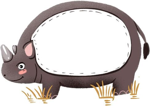 Baby Animals Black and White sty-2 Wall Decals Wall Stickers Peel and Stick Removable Wall Stickers for Kids Nursery Bedroom Living Room in Saudi Arabia