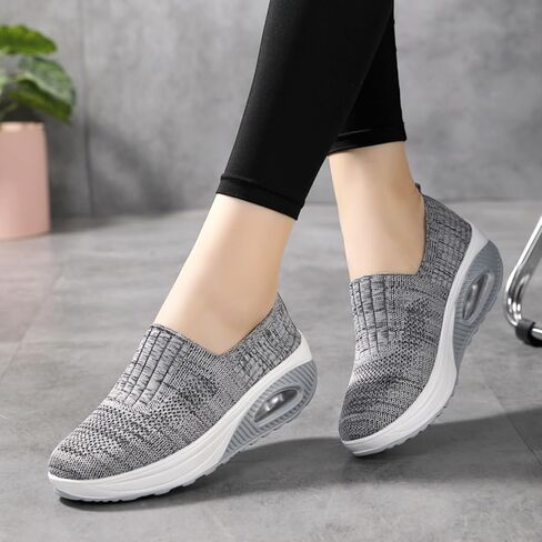 MyAllfeet للسيدات للوسائط الهوائية التي تزيد سميكة من السميك والأحذية غير الرسمية شبكة أحذية رياضية سميكة سليز in Kuwait