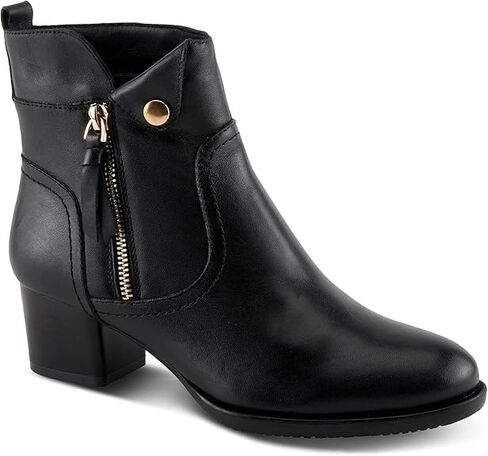 Womens Ankle Office Booties for Ladies,Women's Fashion Block Low Heel Ankle Boots Pointed Toe Zip Up Casual Size in Saudi Arabia