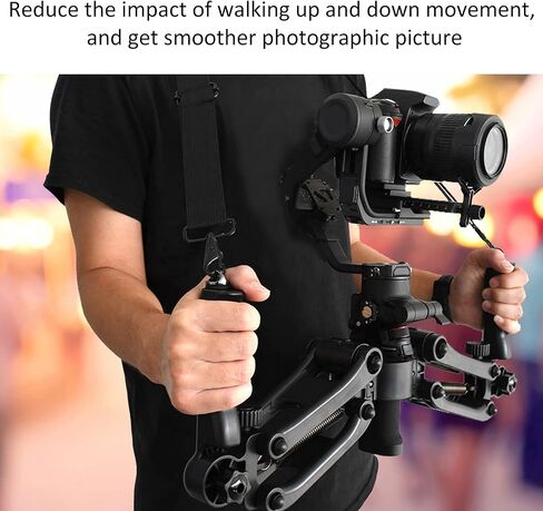 Dual Handle Z Camera Stabilizer for RSC 2/RS 2/Ronin SSC, Z Damping Stabilizer with Dual IP for Footage Compatible with RSC 2 Professional Video Accessory in Saudi Arabia
