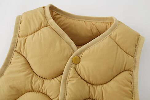 AMIYAN Toddler Baby Boy Girls Puffer Vest Sleeveless Jacket Fall Winter Waistcoat Outerwear with Pocket in Kuwait
