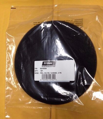 Titan 0524526A CapSpray Turbine Air Filters for CapSpray 75 95 105 115 in Saudi Arabia