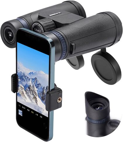 12X42 Binoculars for Adults - High-Powered IPX5 Roof Prism Binoculars with Large Field of View in Saudi Arabia