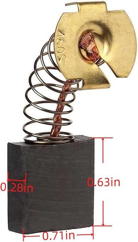 CB204 Carbon Brushes Coals لـ Makita CB-204 CB204 CB203 CB202 CB200 191953-5 191957-7 Grinder 6Pack in Kuwait