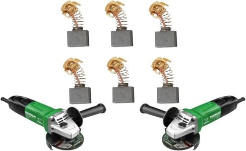 CB204 Carbon Brushes Coals لـ Makita CB-204 CB204 CB203 CB202 CB200 191953-5 191957-7 Grinder 6Pack in Kuwait