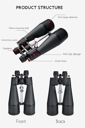 & Camping Telescope for Adults - Binoculars 260x160 High-Power, High-Definition, Low-Light Night Vision BAK4/FMC Outdoor Sports Telescope for Stargazing, Bird Watching, Traveling, Sightseeing in Saudi Arabia