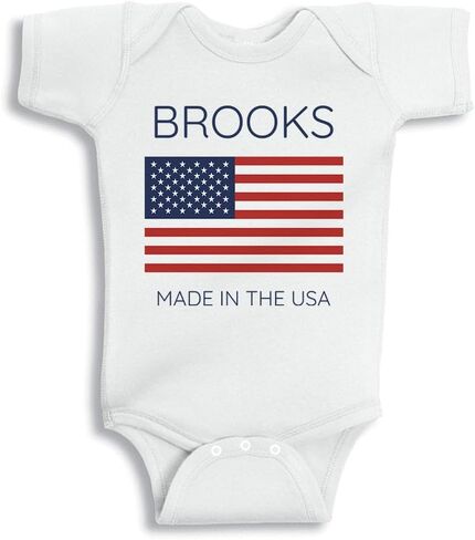 TATY Kids Brooks Made In The USA Baby Infant Bodysuit in Kuwait