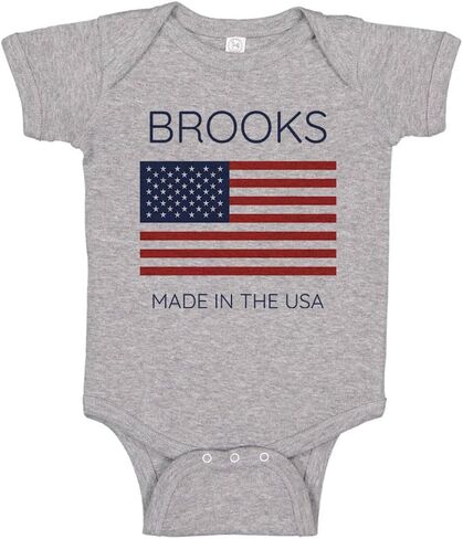 TATY Kids Brooks Made In The USA Baby Infant Bodysuit in Kuwait